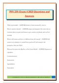 PSY 219&colon; Exam 4 2025 Questions and Answers