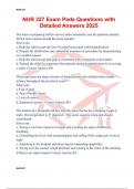 NUR 327 Exam Peds Questions with Detailed Answers 2025