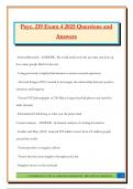 Psyc&period; 219 Exam 4 2025 Questions and Answers