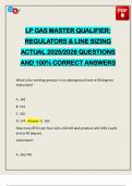 PACKAGE DEAL&colon;&colon;&colon; LP GAS MASTER QUALIFIER EXAMS 2025&sol;2026 Q&A 100&percnt; PASS