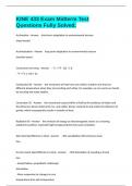 KINE 433 Exam Midterm Test Questions Fully Solved&period;