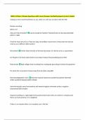 NURS 142 Quiz 1 Review Questions with Correct Answers Verified by Experts&vert; Latest Update 