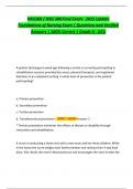 NSG300 &sol; NSG 300 Final Exam&colon;  2025 Update  Foundations of Nursing Exam &vert; Questions and Verified  Answers &vert; 100&percnt; Correct &vert; Grade A - GCU 