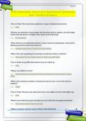 PDG Questions&colon; Dress and Appearance Questions   and  Verified Answers