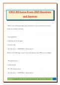 CSCI 103 Lucas Exam 2025 Questions and Answers