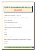 CSCI 103 Midterm Exam 2025 Questions and Answers