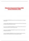 Objective Assessment Exam With Correct Solutions&period;