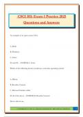 CSCI 103&colon; Exam 1 Practice 2025 Questions and Answers