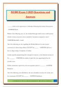 SO300 Exam 3 2025 Questions and Answers