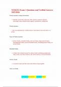 NUR1212 Exam 1 Questions and Verified Answers 2025&sol;2026