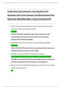 Florida Electrical Contractor Licensing Exam Test  Questions And Correct Answers &lpar;Verified Answers&rpar; Plus  Rationales 2025&sol;2026 Q&A &vert; Instant Download Pdf