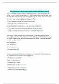 Nursing Skills Exam 2 Questions with Complete Solutions 100&percnt; Solved&vert; Grade A&plus; 