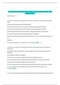 Comprehensive Nursing Skills Exam Questions with Complete Solutions 100&percnt;  Solved&vert; Grade A&plus; 
