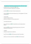 Nursing Skills Exam 1 Material Questions with Complete Solutions 100&percnt; Solved&vert; Grade A&plus; 