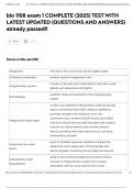 bio 1108 exam 1 COMPLETE &lpar;2025&rpar; TEST WITH LATEST UPDATED &lpar;QUESTIONS AND ANSWERS&rpar; already passed&excl;&excl;
