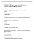 NUR 660 FINAL exam with 100- rated correct answers 2025 questions&period;docx