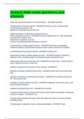 Sealant state exam questions and answers