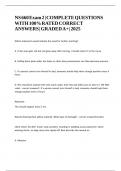 NS 660 Exam 2 COMPLETE QUESTIONS WITH 100- RATED CORRECT ANSWERS GRADED A&plus; 2025&period;docx