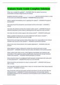 Sealants Study Guide Complete Solutions