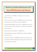 Relativity Certified Administrator 10&period;3 Exam 2025 Questions and Answers