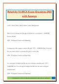 RCA Bundled Exams 2025&sol;2026 &vert;Questions and Answers &vert;100&percnt; Pass&vert; Current Update