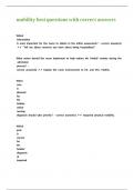 mobility hesi questions with correct answers&period;