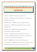 USCG BTM Studyguide 2025 Questions and Answers