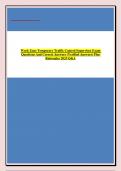 Work Zone Temporary Traffic Control Supervisor Exam  Questions And Correct Answers &lpar;Verified Answers&rpar; Plus  Rationales 2025 Q&A  