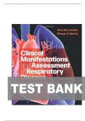 Test Bank - Clinical Manifestations and Assessment of Respiratory Disease&comma; 9th Edition &lpar;Des Jardins&comma; 2024&rpar;&comma; Chapter 1-45 &vert; All Chapters