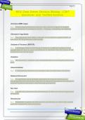 WGU Data Driven Decision Making - C207  Questions  and  Verified Answers