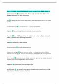 OACETT PPE Exam &ndash; Glossary Questions with Correct Solutions&vert; Latest Update Graded A&plus;