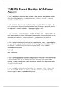 NUR 3262 Exam 2 Questions With Correct Answers&period;