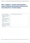 Exam &lpar;elaborations&rpar; PECT - Module 3   