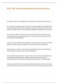 PSYC 100&comma;Understanding Human Behavior Exam&period;
