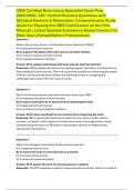 CBIS Certified Brain Injury Specialist Exam Prep 2025&sol;2026 &vert; 120&plus; Verified Practice Questions with Detailed Answers & Rationales &vert; Comprehensive Study Guide for Passing the CBIS Certification on the First Attempt &vert; Latest Updates & Evidence-Based Content 