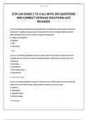 ECPI 164 EXAM 1 TO 4 ALL WITH 350 QUESTIONS AND CORRECT DETAILED SOLUTIONS JUST RELEASED 