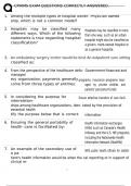 CPHIMS EXAM QUESTIONS CORRECTLY ANSWERED&period;
