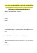 NOCTI PRE ENGINEERING EXAM STUDY GUIDE   &vert;2025-2026  LATEST UPDATED&vert; REAL EXAM QUESTIONS AND ANSWERS &vert; 100&percnt; RATED CORRECT &vert; 100&percnt; VERFIED &vert; ALREADY GRADED A&plus;
