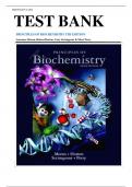 Test Bank For Principles of Biochemistry 5th Edition by Laurence Moran &comma; Robert Horton &vert;&vert;ISBN&colon;9780321707338