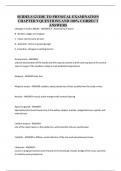 SEIDELS GUIDE TO PHYSICAL EXAMINATION CHAPTER 9 QUESTIONS AND 100&percnt; CORRECT ANSWERS