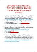 &lpar;2025&sol;2026&rpar; NR 442 COMMUNITY HEALTH EXAM 2 QUESTIONS AND DETAILED CORRECT ANSWERS &lpar;VERIFIED ANSWERS&rpar; &vert; ALREADY GRADED A&plus;
