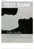 Test Bank For Human Sexuality in a Changing World  10th Edition by Spencer A&period; Rathus &comma; Jeff Nevid&vert;&vert;ISBN&colon;9780134525068