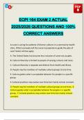 ECPI 164 EXAM 2 ACTUAL 2025&sol;2026 QUESTIONS AND 100&percnt; CORRECT ANSWERS