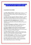 MILESTONE CERTIFIED DESIGN ENGINEER &lpar;MCDE&rpar; EXAM QUESTIONS AND CORRECT ANSWERS &lpar;NEWEST&rpar;