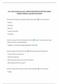 Test 2- OPSEC &lpar;Operations Security&rpar; &vert; COMPLETE QUESTIONS WITH 100&percnt; RATED CORRECT  ANSWERS &vert; GRADED A&plus;&vert; 2025&sol;2026 LATEST UPDATE 
