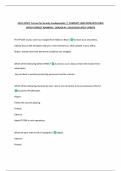 USCG OPSEC Test out for Security Fundamentals &vert; &vert; COMPLETE QUESTIONS WITH 100&percnt;  RATED CORRECT ANSWERS &vert; GRADED A&plus;&vert; 2025&sol;2026 LATEST UPDATE 