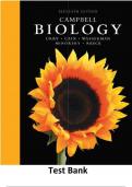 Test Bank for Campbell Biology 12th Edition by Lisa A&period; Urry Latest Update&period;