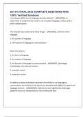 CD 415 FINAL 2025 COMPLETE QUESTIONS With 100&percnt; Verified Solutions