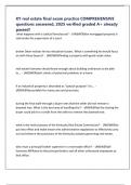 KY real estate final exam practice COMPREHENSIVE questions answered&comma; 2025 verified graded A&plus; already passed&excl;