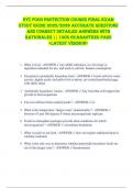 NYC Food Protection Course FINAL EXAM  STUDY GUIDE 2025&sol;2026 ACCURATE QUESTIONS  AND CORRECT DETAILED ANSWERS WITH  RATIONALES &vert;&vert; 100&percnt; GUARANTEED PASS  <LATEST VERSION> 
